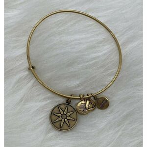 Alex and Ani Star Of Venus Gold Expandable‎ Bangle Bracelet